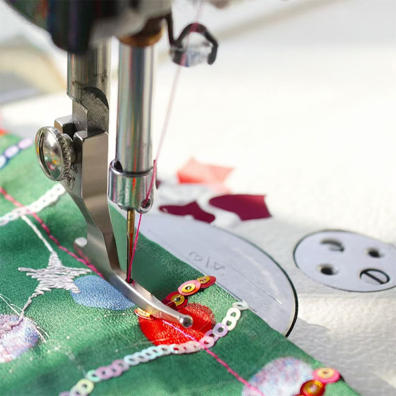 P369. Wedding dress fashion fabric. Bead-free fixed presser foot. - V.I.P Digital Presence