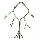 Hunting Decoy Rope Hunting Duck Call Lanyard Cord Hunter Game Whistle Lanyard Hunting Decoy Rope with 12 Adjustable Loops Rings - V.I.P Digital Presence