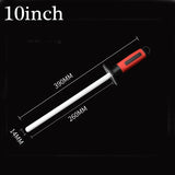 Knife Sharpening Rod Ceramic 10/12Inch Knife Sharpener Sharpening Steel Quickly Sharpening System Professional Kitchen Tool - V.I.P Digital Presence