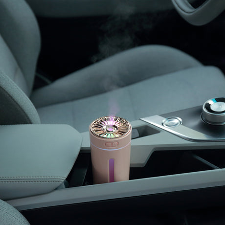 New small large fog volume silent portable usb car aromatherapy phantom cup colorful night light car humidifier - V.I.P Digital Presence