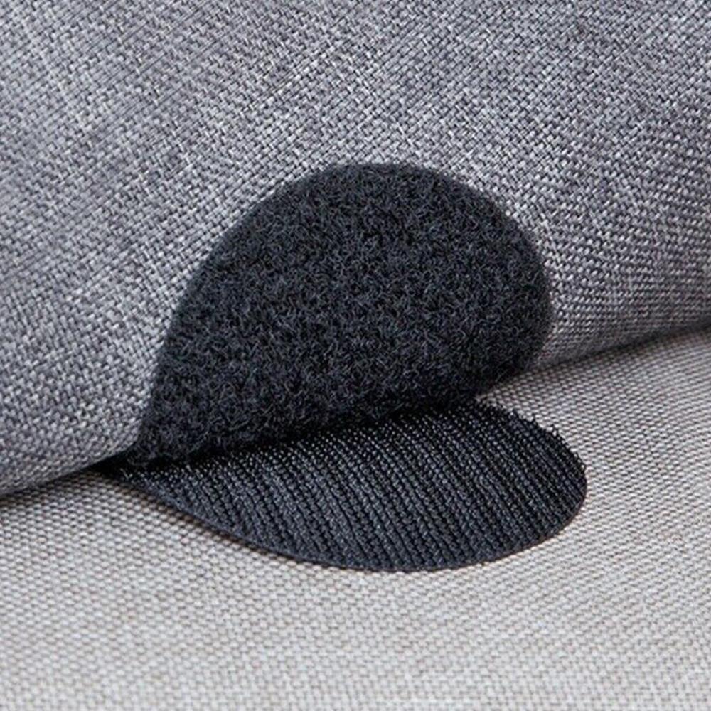 5 pares de almohadillas adhesivas de doble cara, redondas y fijas, para manualidades, ropa de cama, sofás y alfombras, antideslizantes.