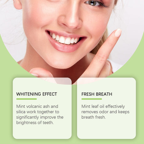 Volcanic Ash Tooth Cleaning Toothpaste Improves Yellow Teeth And Gently Cleans Tooth Dirt Daily Care Toothpaste - V.I.P Digital Presence