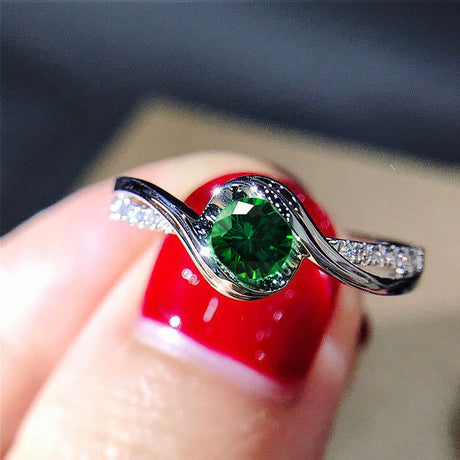 Creative Twisted Arm Eight Heart Eight Arrow Zircon Ring for Women's Engagement Ring - V.I.P Digital Presence