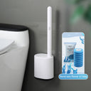 Wall Mounted Disposable Tool with No Dead Corners for Cleaning Bathroom and Toilet Brushes - V.I.P Digital Presence
