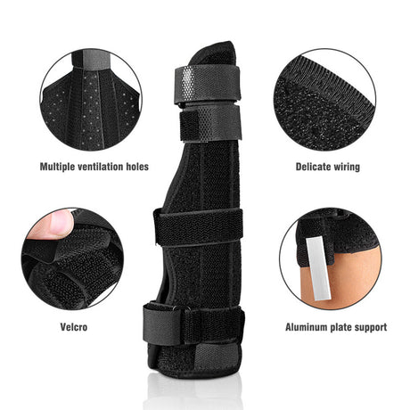 Hailicare Ring Finger Tail Finger Fixation Set Finger Fracture Damage Aluminum Plate Support Protector - V.I.P Digital Presence