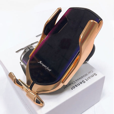 Car Wireless Charger Holder for iPhone X XS XR 8 Plus Mount 10W Qi Fast Charging Auto Clamp Wireless Car Phone Charger Suction - V.I.P Digital Presence