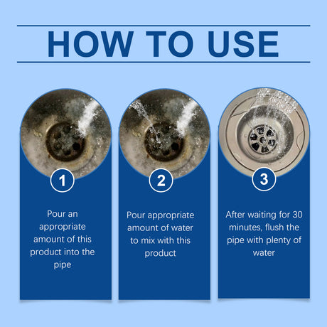 JAKEHOE drain Unclog cleaner, kitchen toilet sink drain clog unclog cleaner - V.I.P Digital Presence