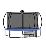 12FT Recreational Kids Trampoline with Safety Enclosure Net & Ladder, Outdoor Recreational Trampolines - V.I.P Digital Presence