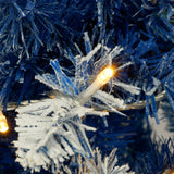 A set of 4 artificial Christmas trees, including flower garlands, flower garlands, and 2 entrance trees, equipped with LED light - V.I.P Digital Presence
