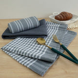 3 paños de cocina clásicos 100 % algodón natural, absorbentes y sin pelusa.