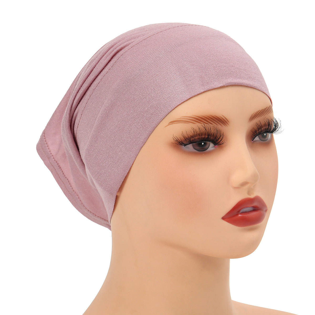 High-Quality Solid Color Silk-Cotton Lining Cap Women's Fashion Simple Versatile Wide-Brimmed Hat - V.I.P Digital Presence
