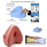 Almohada de espuma viscoelástica con forma de corazón, almohada ortopédica para piernas, espalda, caderas, rodillas, soporte para aliviar la espalda y las caderas, cuña para espalda y caderas.