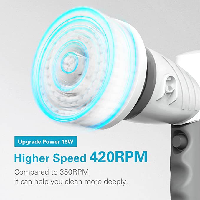 Household Kitchen Hand-Held Electric Dishwashing Brush Creative Bathtub Cleaning Brush Charging Rotary Mop - V.I.P Digital Presence