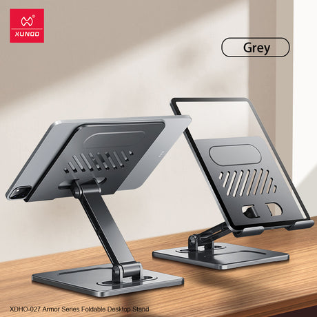 Suitable for tablet stand, iPad desktop stand, mobile phone universal metal heat dissipation, foldable lazy person stand - V.I.P Digital Presence