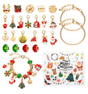 DIY creative children's bracelet jewelry 24-grid calendar Christmas holiday surprise blind box silver set - V.I.P Digital Presence