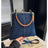 Small handbag women's handbag handmade denim splicing hand-held crossbody bag single shoulder bag small shoulder bag - V.I.P Digital Presence