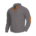 Long sleeved jacquard hoodie with fleece insulation and tactical pullover for training - V.I.P Digital Presence
