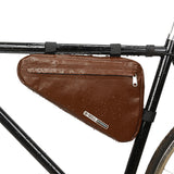 Bolsa para bicicleta B-SOUL, bolsa triangular de gran capacidad, bolsa para viga delantera, bolsa impermeable para tubo superior de sillín, bolsa para bicicleta de montaña y carretera 