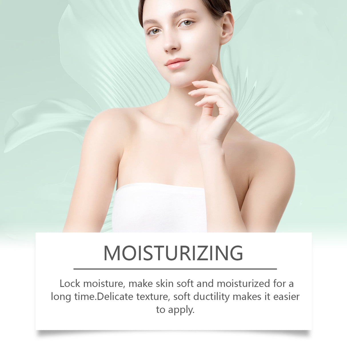Crema reparadora de la piel que hidrata y humecta la piel del cuerpo. Aplicación diaria de crema tópica para el cuidado de la piel.