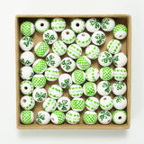 10pcs Irish Festival St. Patrick's Day Colorful Wooden Beads DIY Accessories - V.I.P Digital Presence