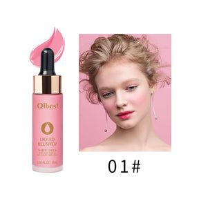 QIBEST Blush Cream Nude Makeup Moisturizing Brighten Skin Color Natural Contouring Blush Powder Rouge Liquid Blush - V.I.P Digital Presence