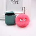 Spirited Away Dust Elf briquettes keychain pendant plush round student bag key pendant gift - V.I.P Digital Presence