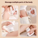 Fat pushing machine, handheld portable massager, massage stick, neck, waist, shoulder kneading, fascia gun, body beauty device - V.I.P Digital Presence