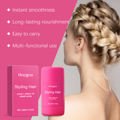 Wax Wand Curly Dreadlocks Styling Broken Hair Care Fluffy Shine Moisturizing Portable Wax Wand - V.I.P Digital Presence