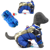 Pet Dog Clothes Winter Clothes Thickened Warm Down Jacket Teddy Dog Quadruped Winter Coat - V.I.P Digital Presence