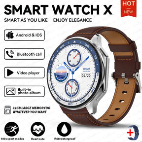 DT Watch X smartwatch with 4G large memory, local music and video playback, waterproof Bluetooth calling, smart phone - V.I.P Digital Presence