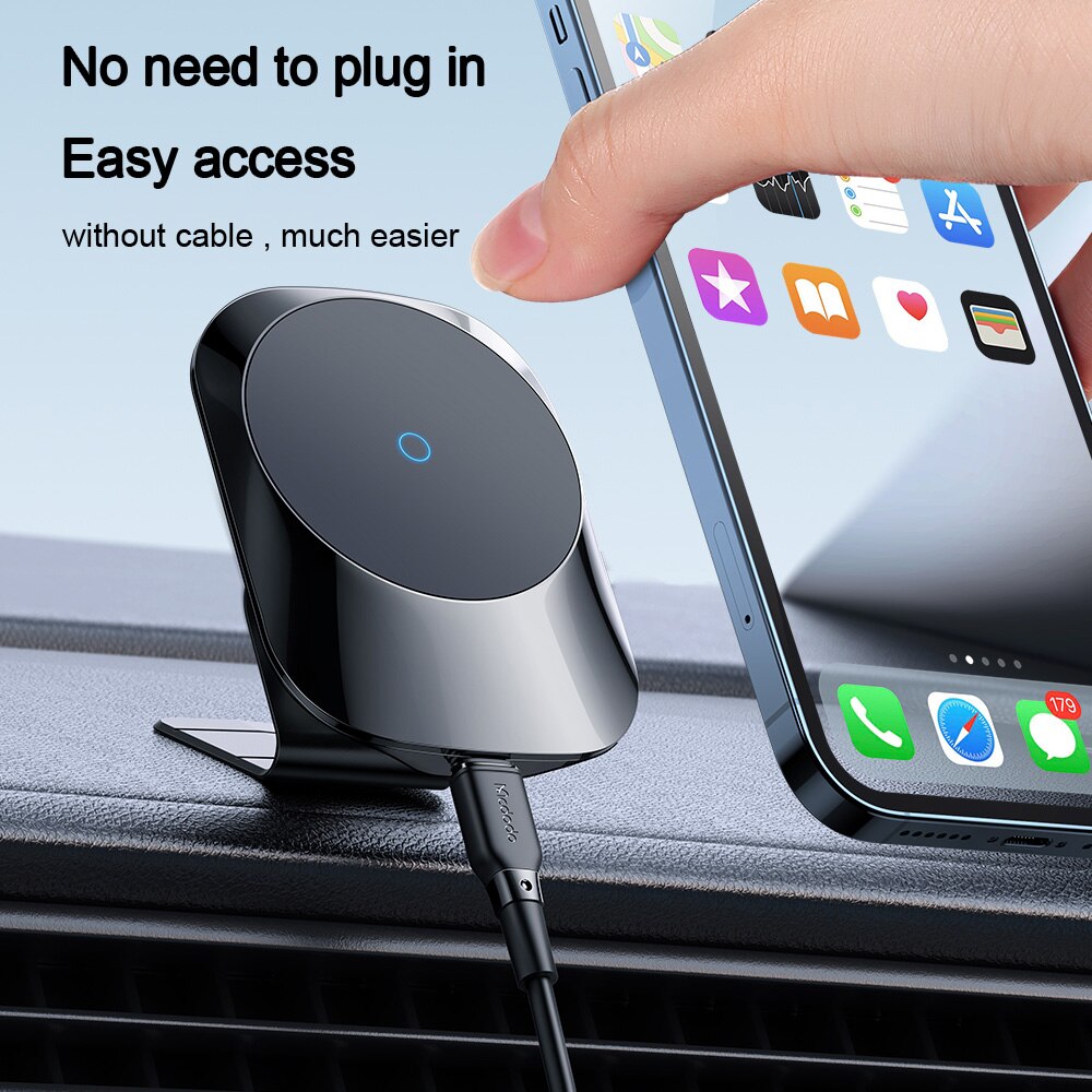 Mcdodo 15W Qi Magnetic Wireless Charger For iphone 12 13 11 Pro Max Wireless Charging Stand Car Phone Holder For Samsung Huawei - V.I.P Digital Presence