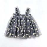 New embroidered mesh suspender dress for girls strapless fluffy princess dress - V.I.P Digital Presence