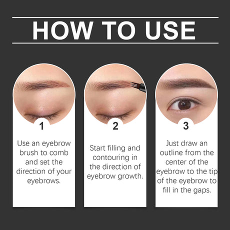 EELHOPE Four Claw Eyebrow Pencil Wild Eyebrow Embellishing Eyebrow shape delicate and easy to use non-smudging natural shaping eyebrow pencil - V.I.P Digital Presence