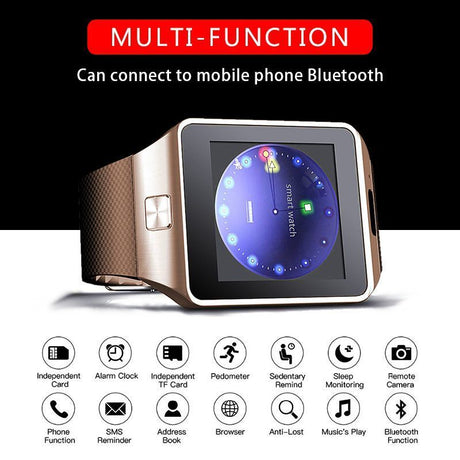 Bluetooth DZ09 Smart Watch Relogio Android smartwatch phone fitness tracker reloj Smart Watches subwoofer women men dz 09 - V.I.P Digital Presence