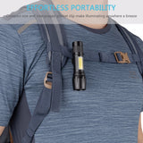 COB LED Flashlight Super Bright Waterproof Handheld Flashlights Torch Pocket Work Light for Emergency Lighting - V.I.P Digital Presence