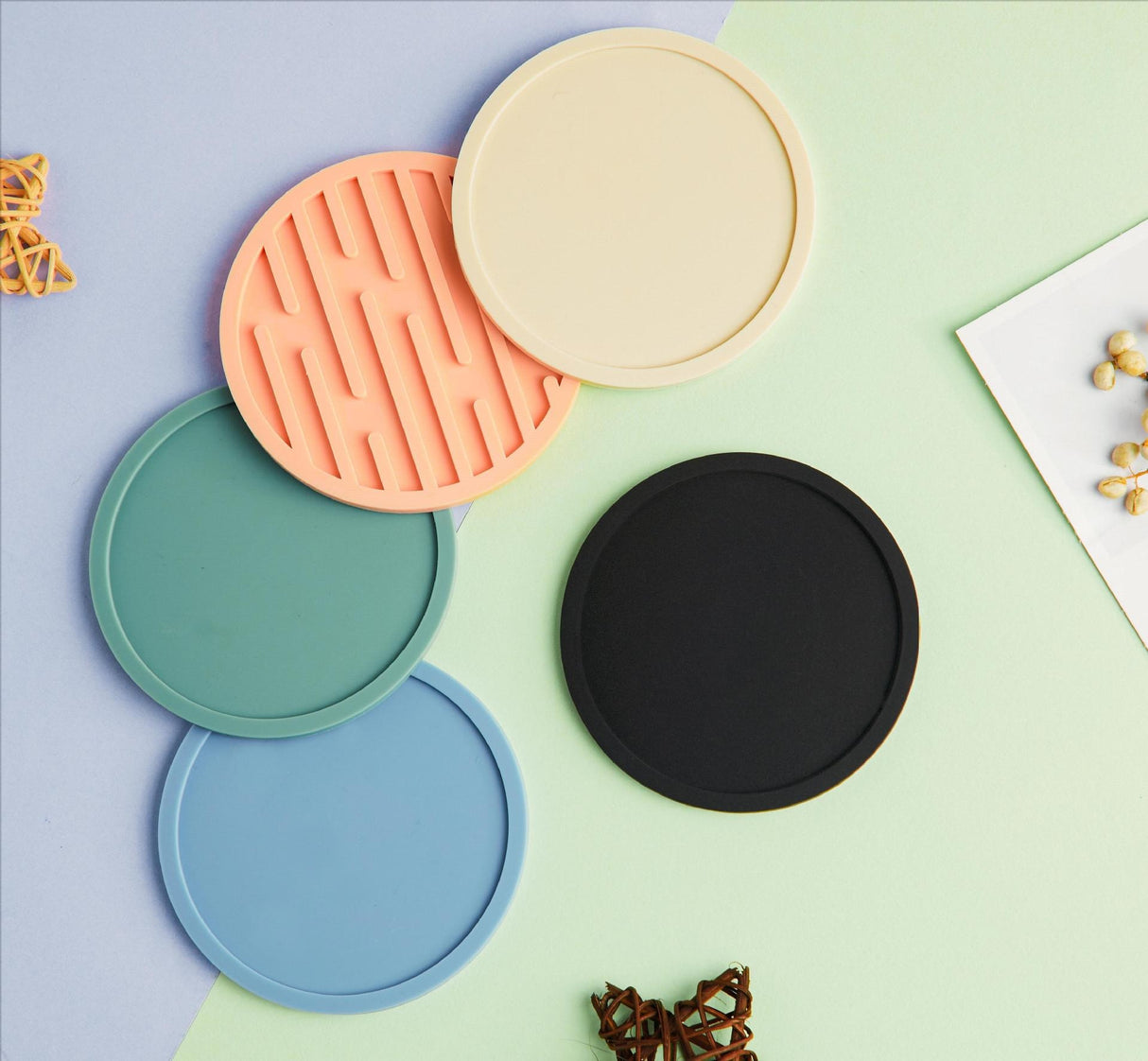 Hot selling silicone cup pad, circular and thickened 10CM drainage pad, heat insulation and anti slip tea cup pad - V.I.P Digital Presence
