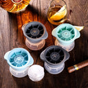 Molde de silicona para cubitos de hielo en forma de esfera, apilable, de fusión lenta, para hacer bolas de hielo redondas, para hacer gelatina, para cócteles, whisky y bebidas.