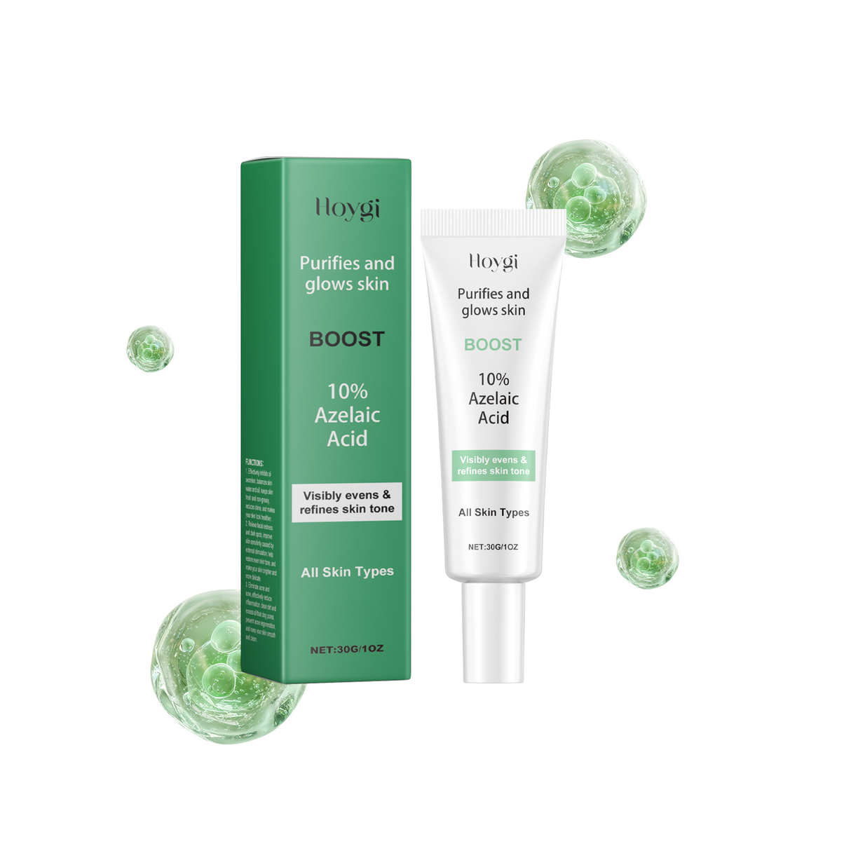 Azelaic Acid Acne Cream, Oil Control Gentle Moisturizing Acne Skin Moisturizing Daily Facial Cream - V.I.P Digital Presence