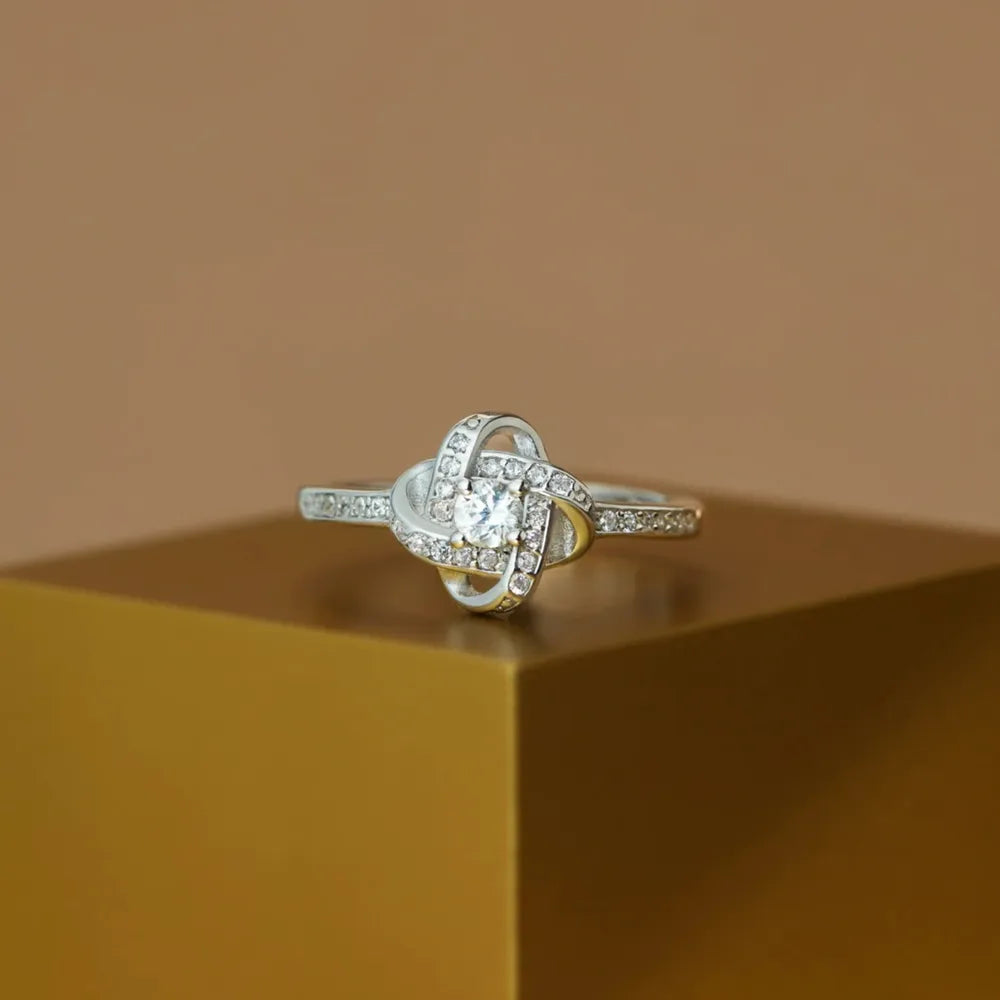 925 Sterling Silver Inlaid Zircon Ring - V.I.P Digital Presence