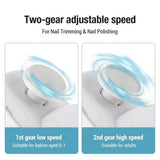 2 In 1 Electric Nail Clippers Manicure Anti-Splash Nail Trimmer For Baby Finger Toe Scissors Pedicure Thick Nails Cutter Tools - V.I.P Digital Presence