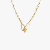 Titanium Steel Heart Pendant Necklace - V.I.P Digital Presence