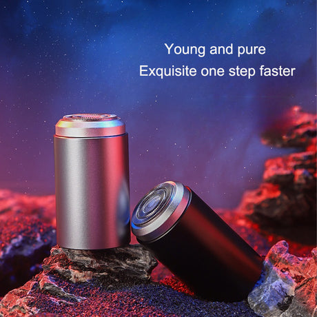 Mini Steel Cannon Travel Shaver Fully Portable Multi functional Men's Electric Shaver - V.I.P Digital Presence