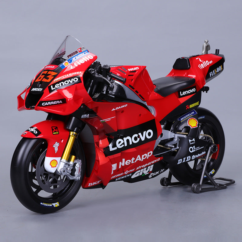 Meichi Figure 1:6 Ducati Grand Motorcycle Simulation Alloy Motorcycle Racing Ornament Toy Model - V.I.P Digital Presence