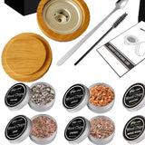 Molec chef Cocktail Smoker Oak Smoker Wooden Box Aroma Smoker - V.I.P Digital Presence