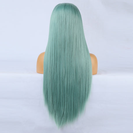 Wig Front Big Lace Ladies Chemical Fiber Wig Headgear Lace Wigs Long Straight Hair - V.I.P Digital Presence