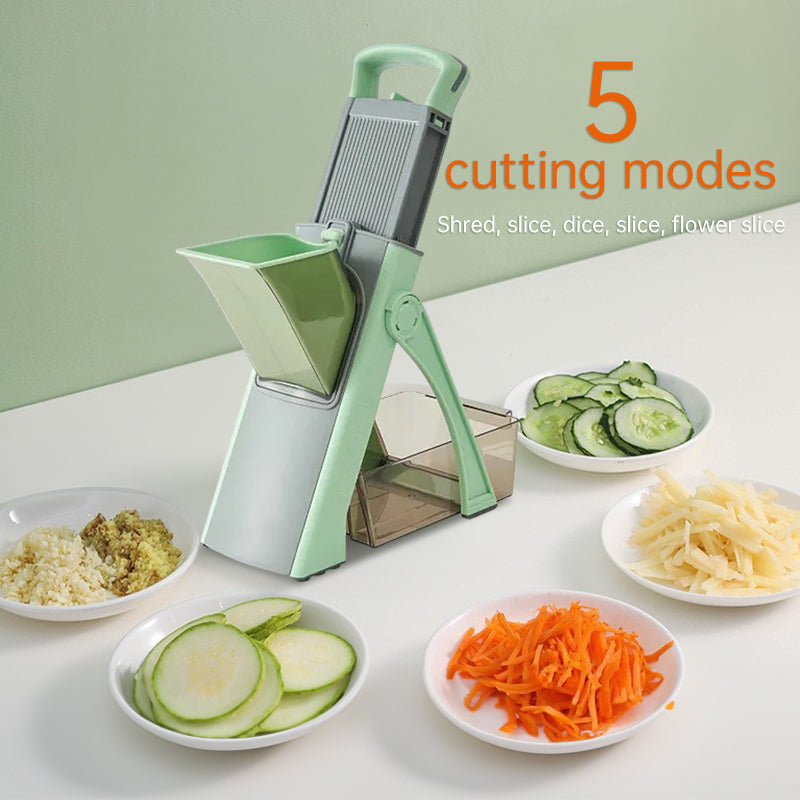 Multifunctional veggie & fruit slicer-grater. Chop, grate, slice potatoes efficiently. Ideal kitchen tool. - V.I.P Digital Presence