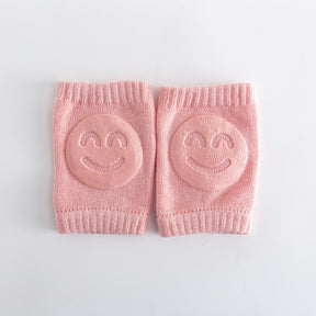 Woolen loop baby socks, elbow protection, walking and crawling, knee protection, baby and child knee protection, smiling face knee protection - V.I.P Digital Presence