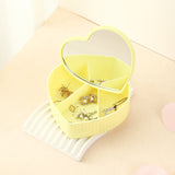 High-end luxury desktop large capacity compartment jewelry storage box with mirror - V.I.P Digital Presence