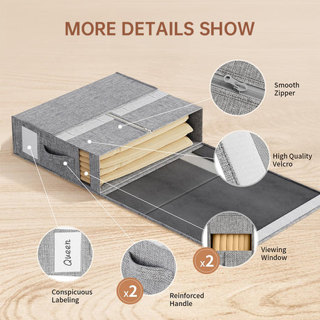 Compact Foldable Storage Cubes for Linens, Towels & Bedding Essentials - V.I.P Digital Presence