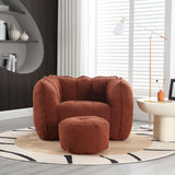 Soft Bean Bag Chair with High Resilient Foam(Chips)for living room and bedroom Comfortable Square Lazy Sofa with  Footstool - V.I.P Digital Presence